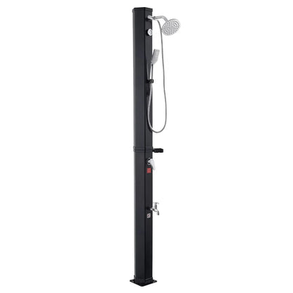 Solar Heated Outdoor Shower